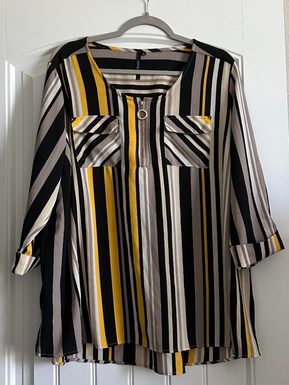 Cathy Colorful Stripped Top XL